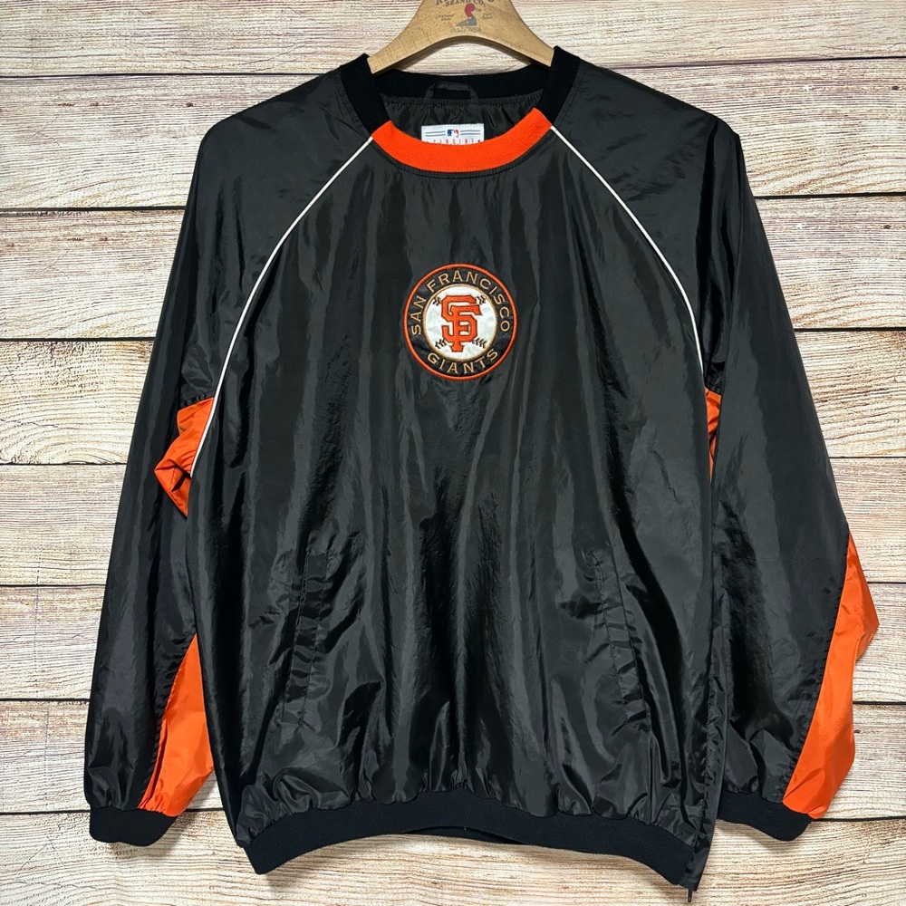 Vintage San Francisco Giants Windbreaker Jacket G-III‎ Sports Size L